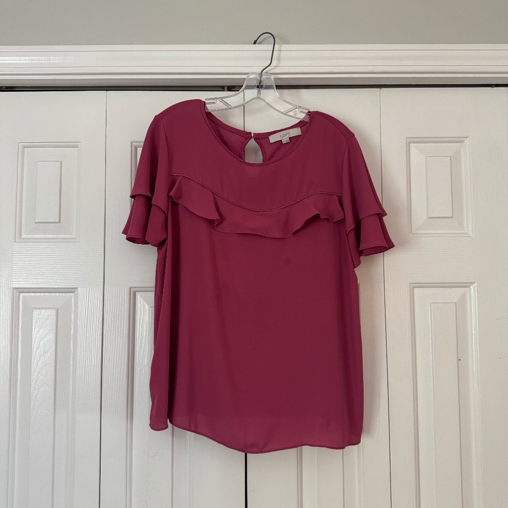 Loft - Ruffle Blouse